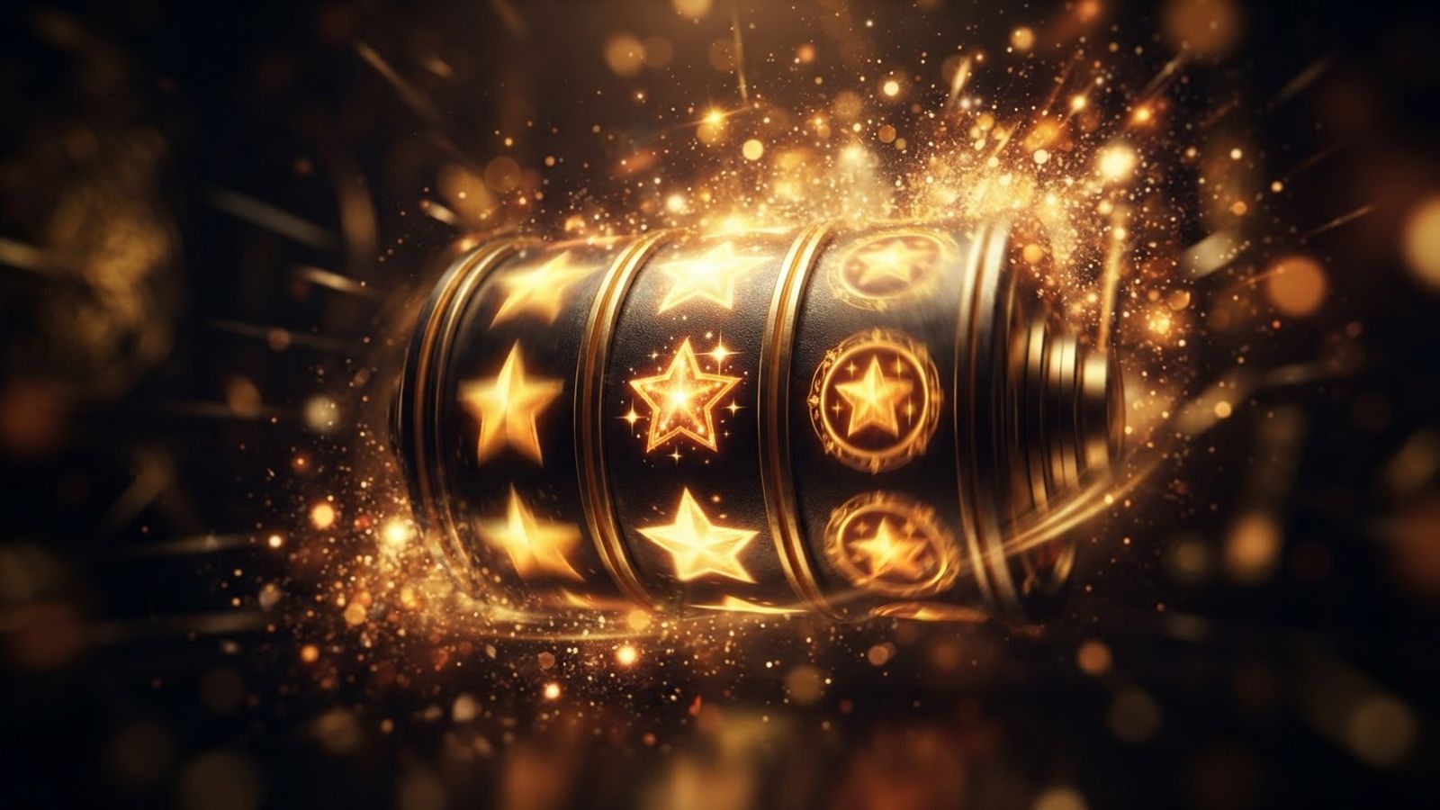 Gratis spins gokautomaat met gouden sterren