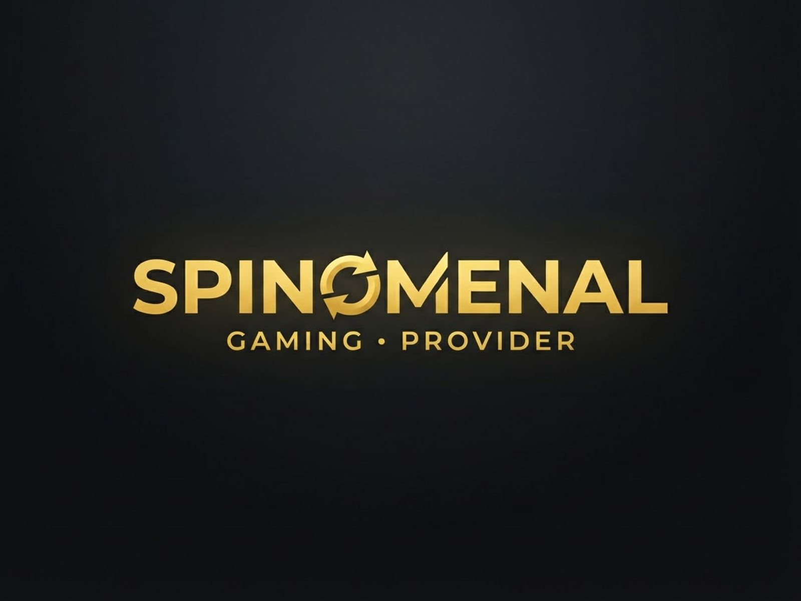 Spinomenal provider logo on dark background